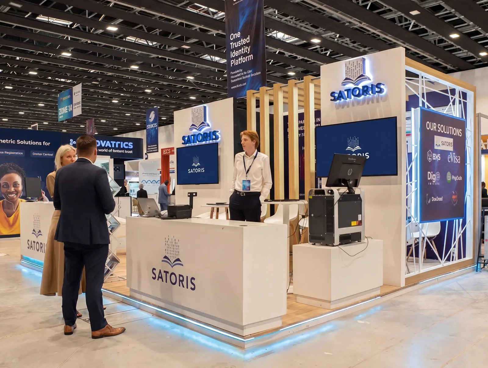 Stand SATORIS - Plateforme d'identite de confiance — SATORIS — Tech — Abidjan, Cote d'Ivoire — vue 2