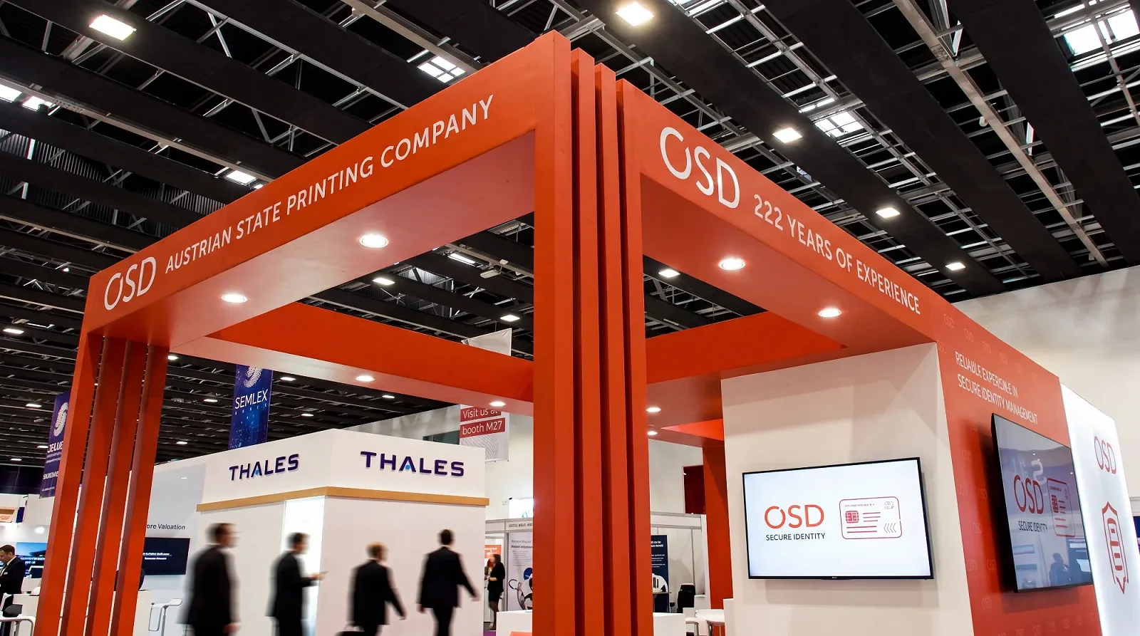 Stand OSD - Imprimerie nationale autrichienne — OSD (Austrian State Printing Company) — Tech — Abidjan, Cote d'Ivoire — vue 1