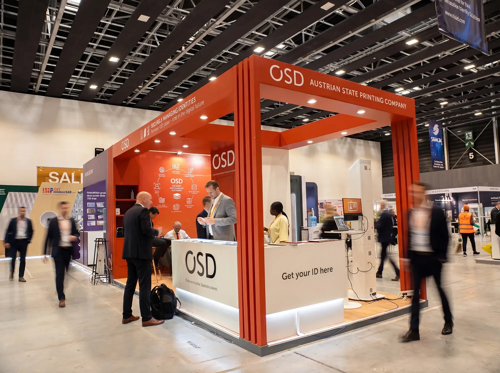 Stand OSD - Imprimerie nationale autrichienne — OSD (Austrian State Printing Company) — Tech — Abidjan, Cote d'Ivoire — vue 2