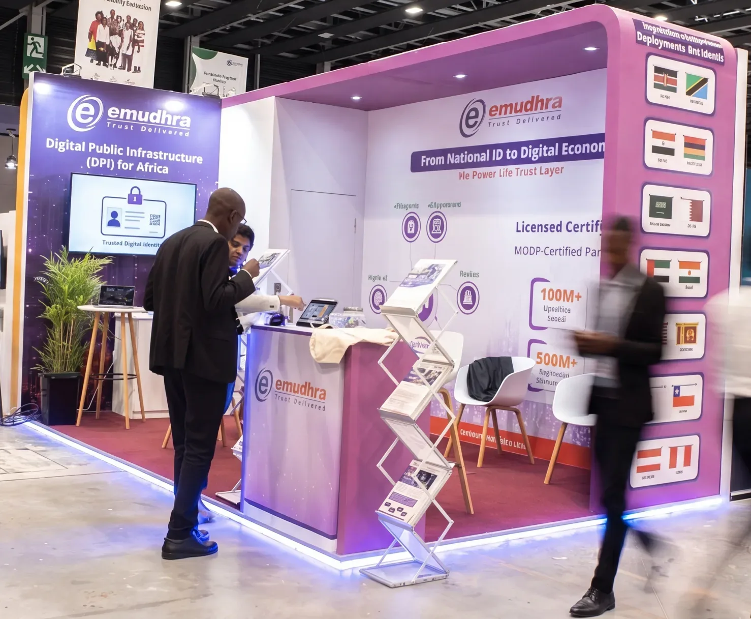 Stand eMudhra - Infrastructure publique numerique — eMudhra — Tech — Abidjan, Cote d'Ivoire — vue 2